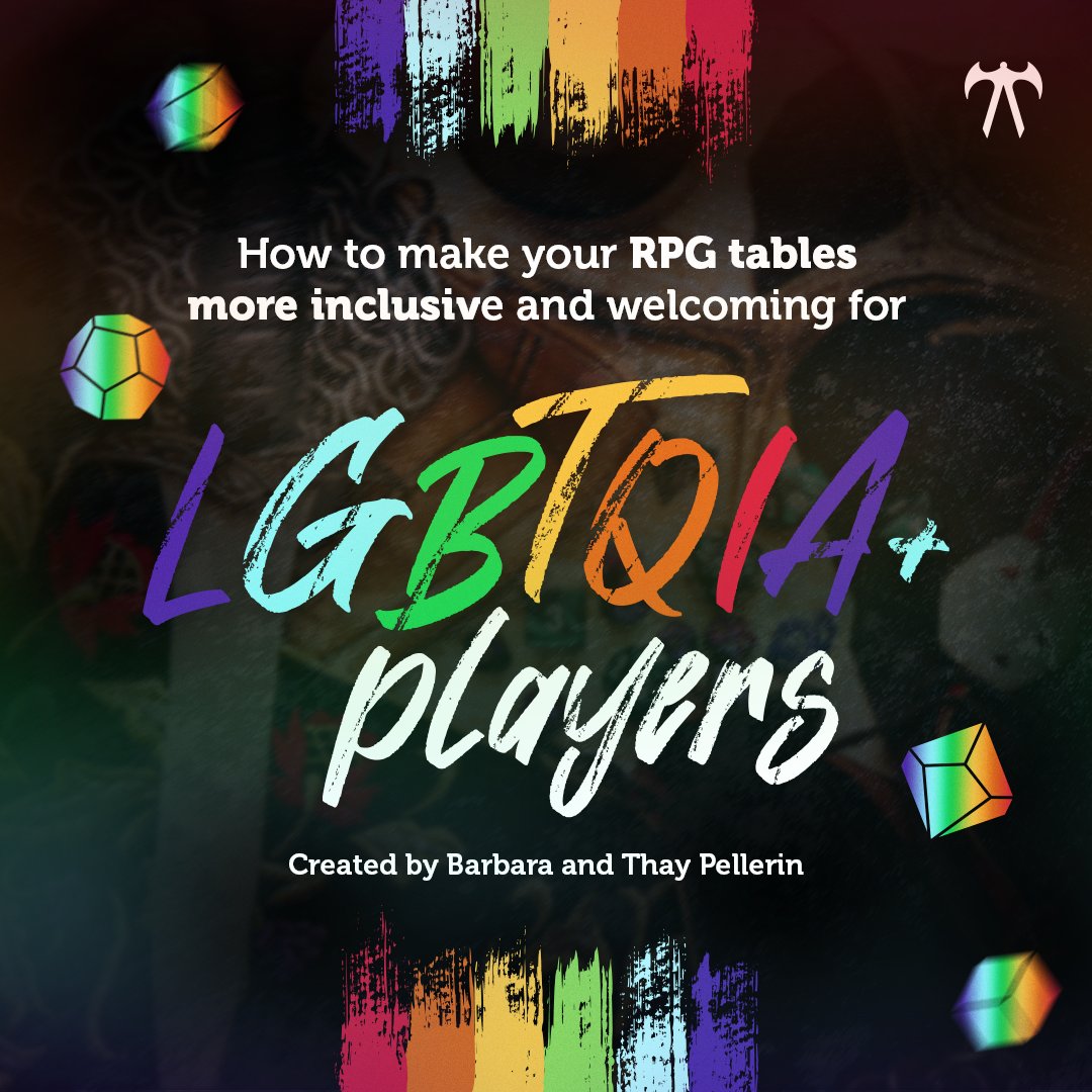 A  quick guide to ensure your RPG tables are inclusive and welcoming for LGBTQIA+ players. 🌈 #PrideMonth

🏳️‍🌈 Content and design by Barbara and Thay Pellerin (Emotional Design)

----
#TabletopRPGs #GamingCommunity #RPG #RolePlayingGames #LGBTQ #LGBTQIA #Diversity #Inclusion