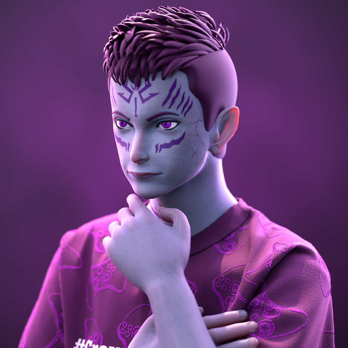 spacehoster1's tweet image. Your MERGE Z avatar is your personal storyteller. Express emotions, share experiences, and captivate your audience with animated expressions. #MergeZ #Storyteller #AnimatedAvatar