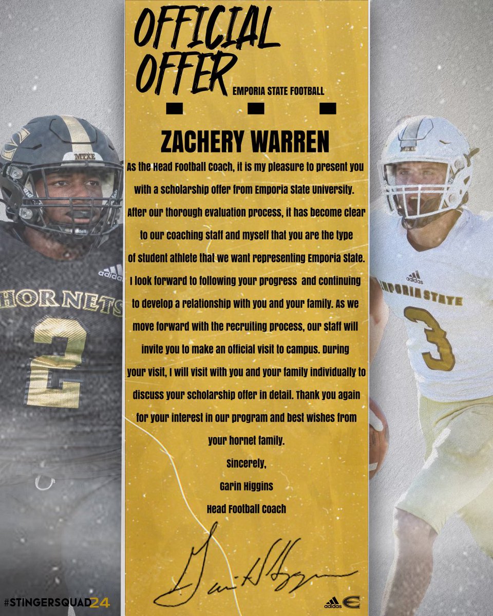 After a great conversation with @JRich__23 @CoachMLoPo blessed to receive and offer from @esuhornetsfb @CoachLeeBlank @Waleed_Gaines