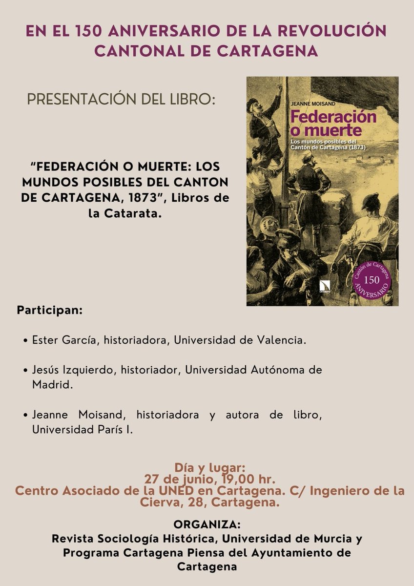 II Congreso Revolución Cantonal de Cartagena tweet media