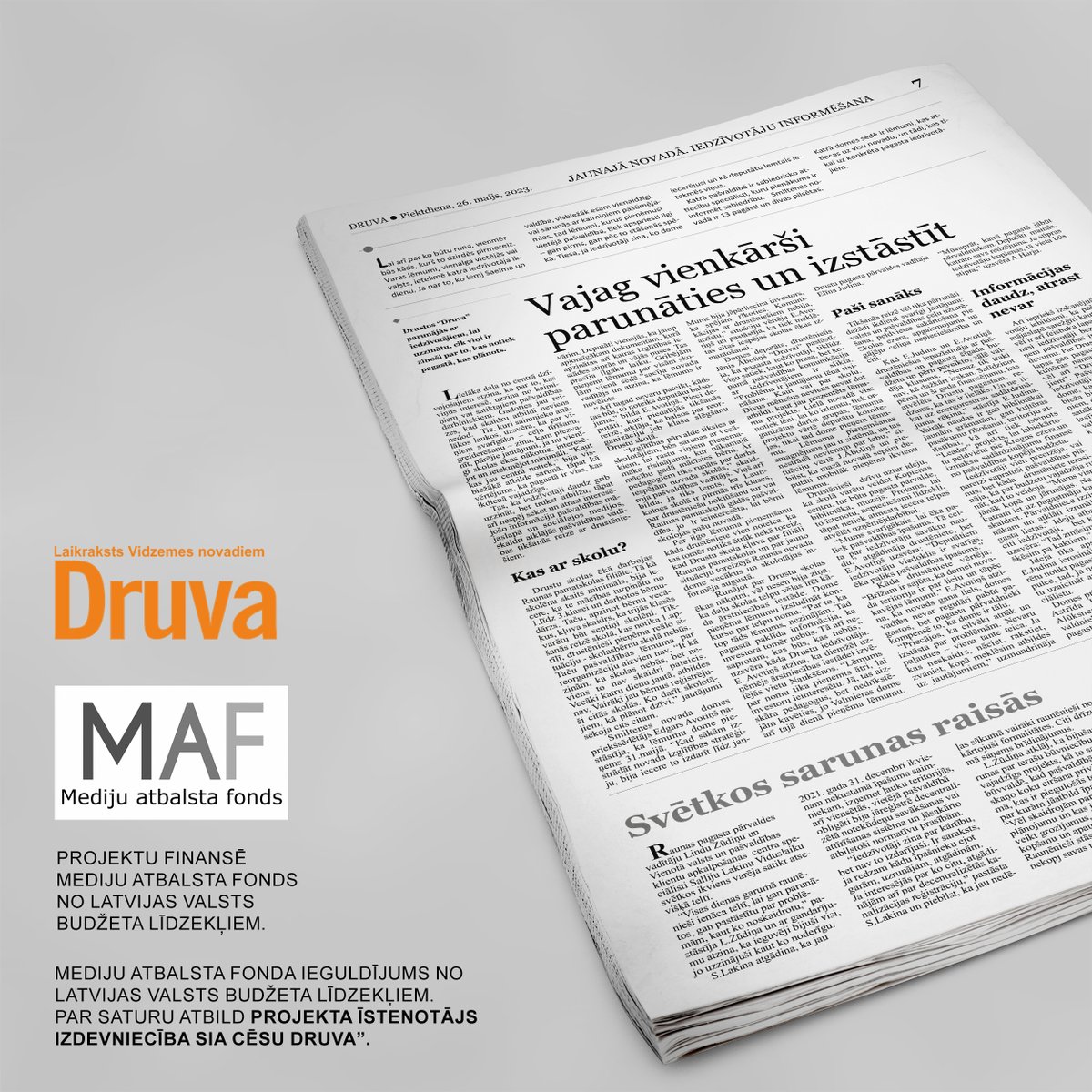 ⭐Drustos “Druva” parunājās ar iedzīvotājiem, lai uzzinātu, cik viņi ir zinoši par to, kas notiek pagastā, kas plānots.
👉Atver un lasi te:👉ej.uz/26-05-2023
#SIF_MAF2023