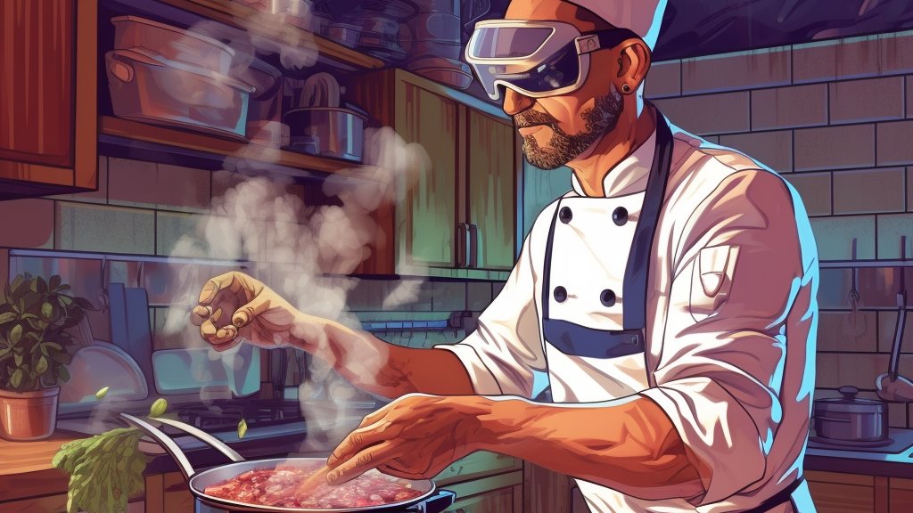 How AR technology is invading the kitchen👩‍🍳: vrscout.com/news/ar-techno…