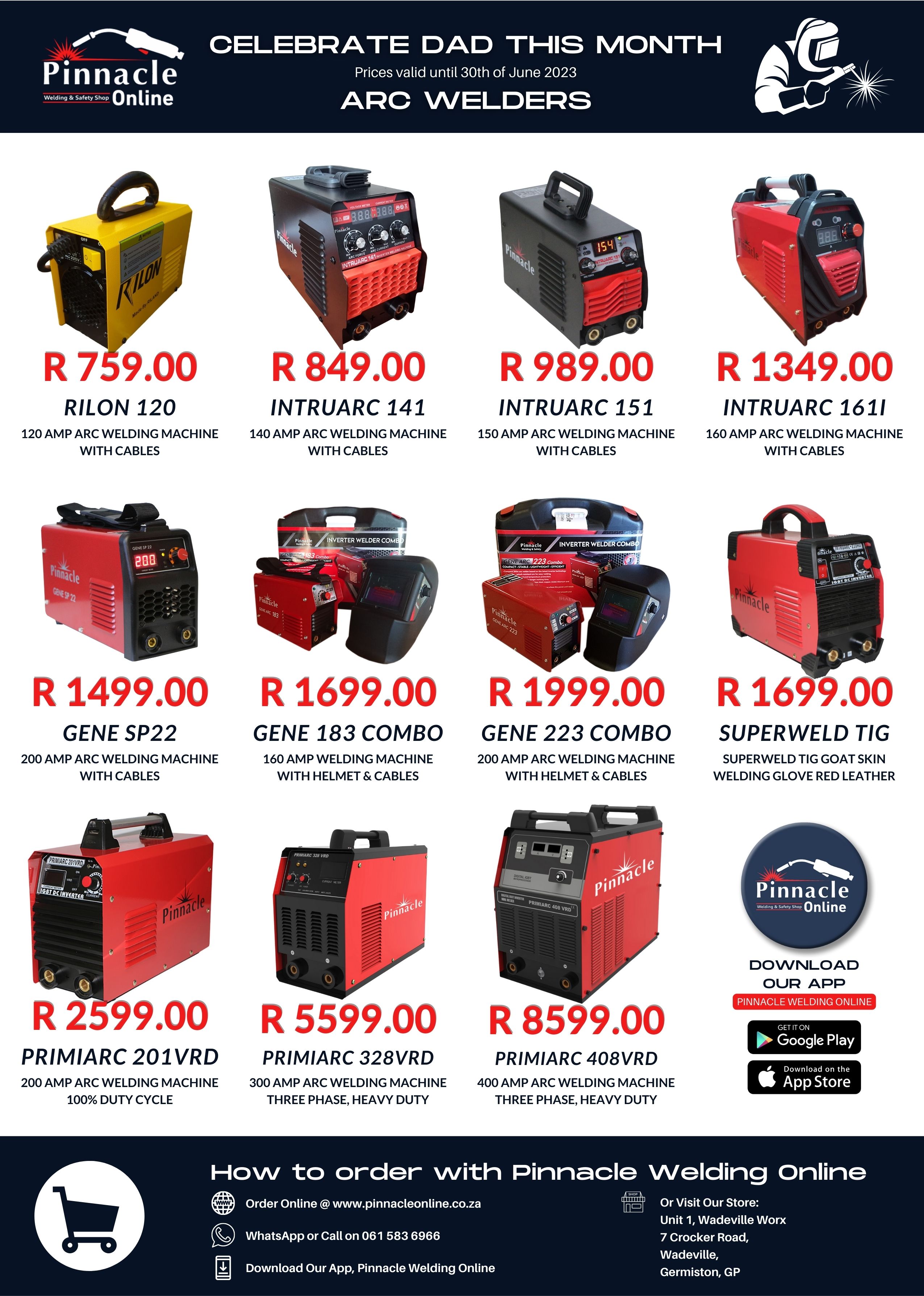 Pinnacle welding deals