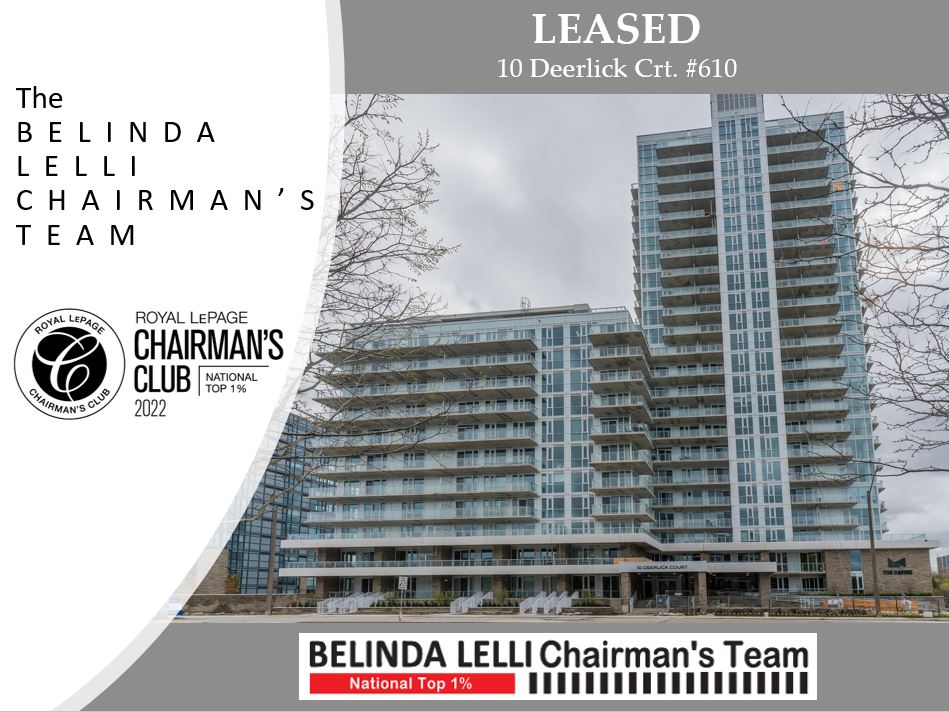 bel_lelli's tweet photo. LEASED! 10 Deerlick Court 610 Brand New 3 bed/2bath
Leased at full asking price.
We handle your lease listing from start to finish.
We provide stunning professional photos to showcase your property. Let's go!
#leased #leaseexperts #BelindaLelliTeam #toprealtors #chairmansclub2022 https://t.co/TBHDu9fYOx
