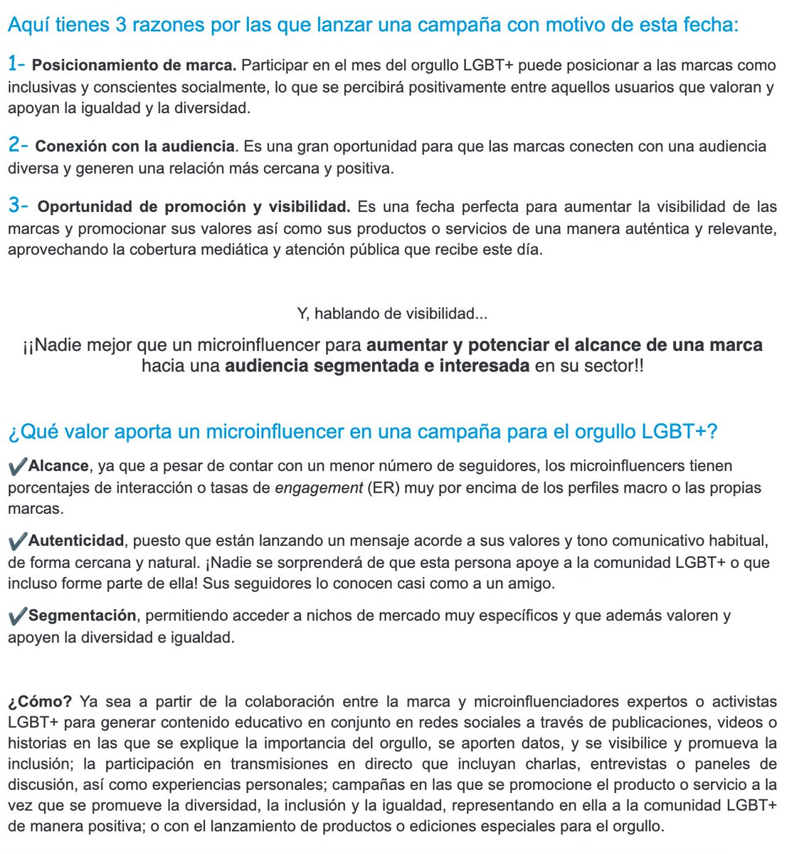 🚫 Ejemplo de recomendaciones para aplicar #SocialWashing en el #PrideMonth. 🚫

No USEN 🤮 motivos sociales, mejor: 

1. Tengan productos aptos para todos los públicos todo el año, y no solo durante Junio.
2. Sean organizaciones congruentes con culturas laborales incluyentes. 🏳️‍🌈