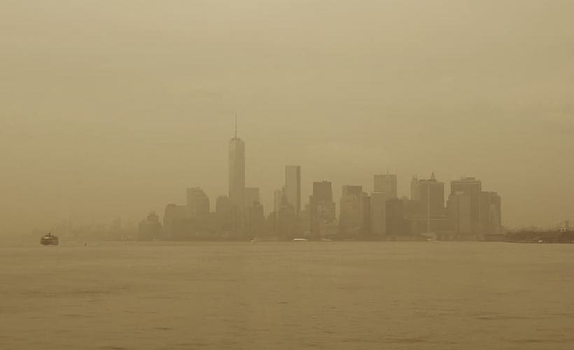 Reductress's tweet photo. Straight Pride? New York Engulfed in Sepia Filter: https://t.co/dWdpnxfuL4 https://t.co/8cp09A1kfS