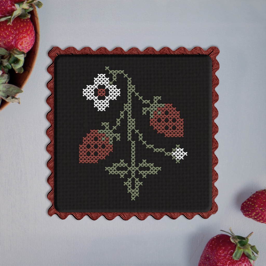 WildVioletCS's tweet image. 🍓✨ Woodland Strawberries

Introducing my newest cross stitch design, inspired by the beauty of a sprig of wild strawberries! 🌿 Stitch your way into the charming world of wild strawberries &amp;amp; savor the sweetness of the season.

Pattern 👉 wildviolet.co/patterns/woodl…