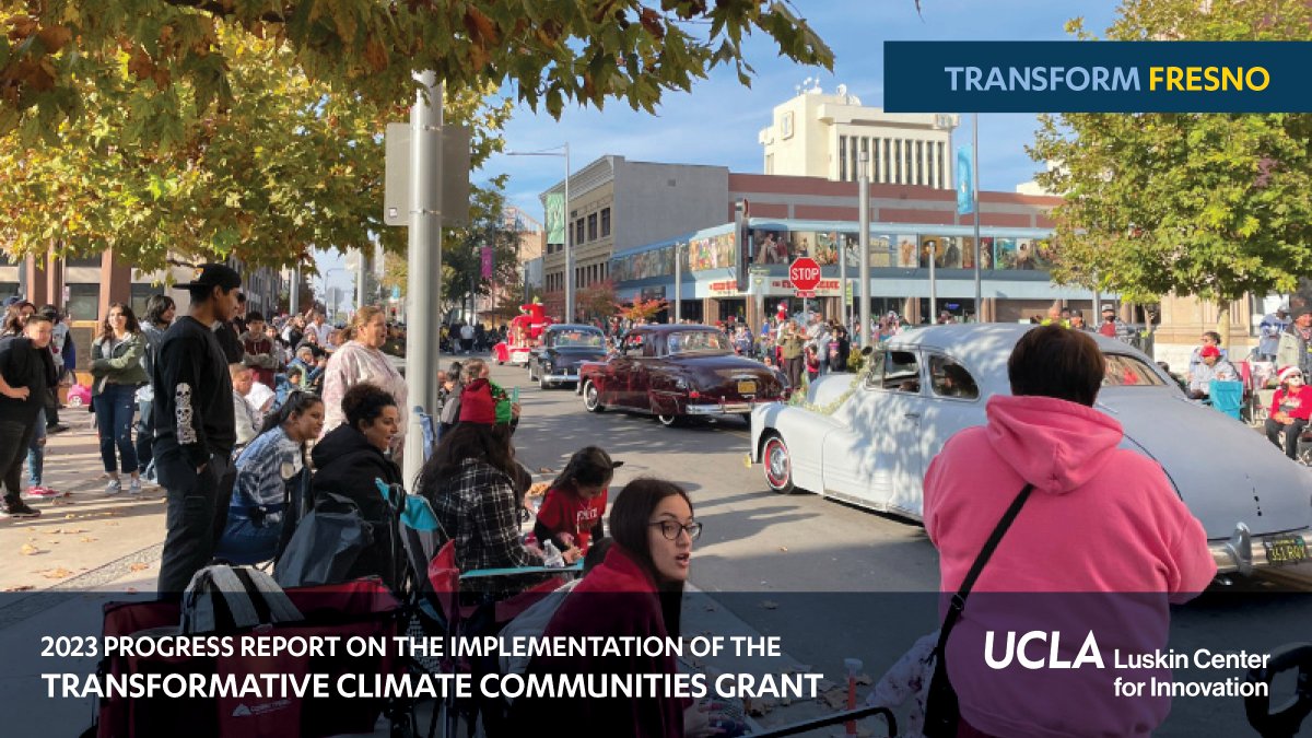 LuskinCenter's tweet photo. @UCLALuskin #TCCTransforms communities. #ClimateResilience projects are providing solar job training w/ @GRID, saving energy w/ @SunPower, planting trees w/ @TreeFresno and much more. With @CalSGC, @CAClimateInvest 2/2 https://t.co/5foydQTqXw