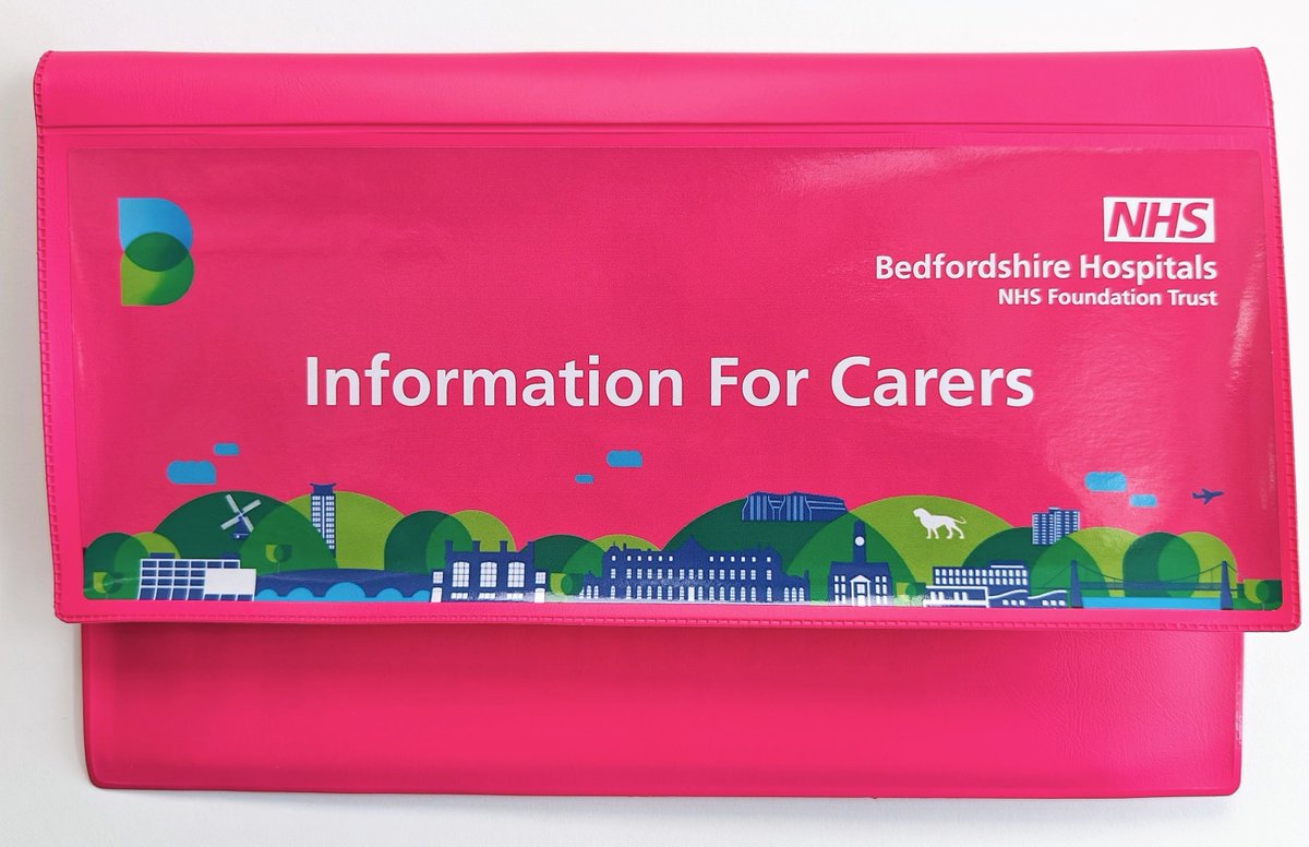 bedfordhospital's tweet photo. Did you know that if you are the carer of a person with dementia or learning disability who is currently an inpatient at our hospital, you could be eligible for a Carer’s Pack? Please speak to a member of staff on the ward to find out more. #CarersWeek https://t.co/cu27LJBq10