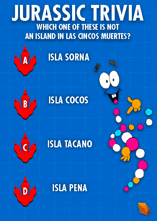 The correct answer to yesterday's trivia was C. 1988! May 15th 1988 the 1st Tyrannosaurus of the batch of 8 was born!

Now for the next trivia! Since we want to acknowledge the Las Cincos Muertes today!

#JurassicPark #JurassicPark30thAnniversary #JurassicJune #BringBackJWRPG