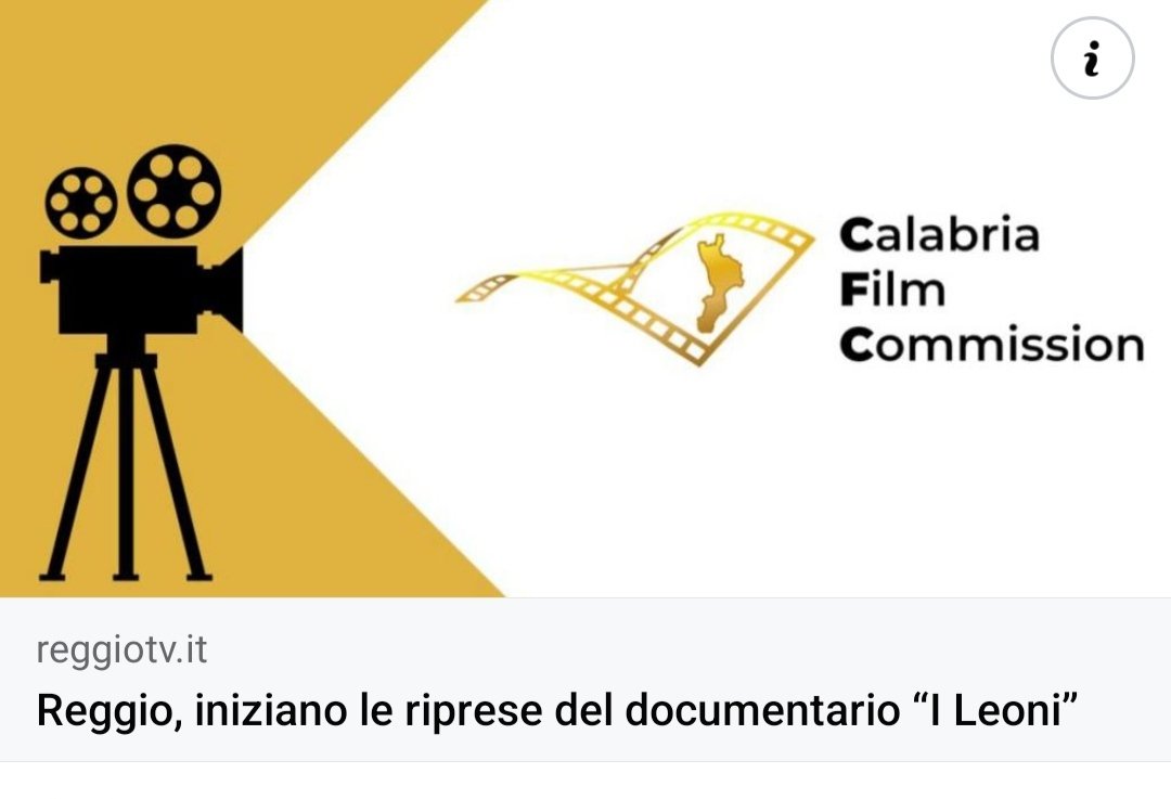 We'll start tomorrow "I Leoni" the documentary about Doretta Drag Queen in Calabria thanks to Calabria Film Commission #filmstudies #DragQueens #LGBT
reggiotv.it/notizie/spetta…