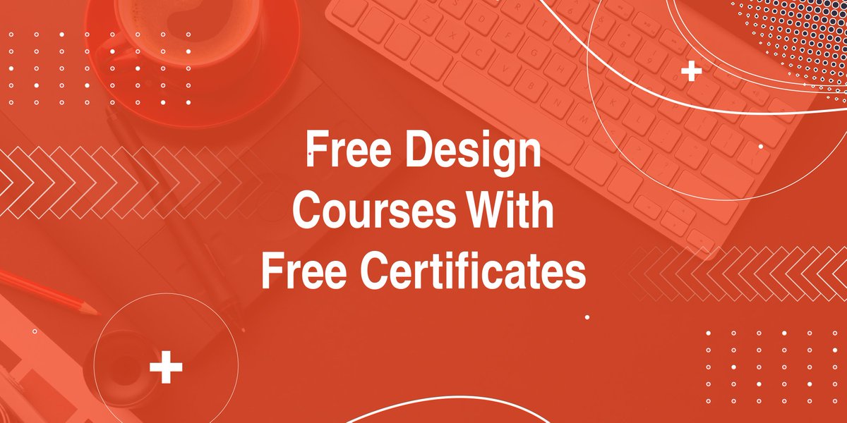 Free UI/UX And Graphic Design Courses- With Free Certificates!

Hey #DesignCommunity! Are you a designer who wants to level up his/her skills in #uiuxdesign  and #GraphicDesign? In this thread, I'll share 8 places you can get FREE design courses with FREE certificates!