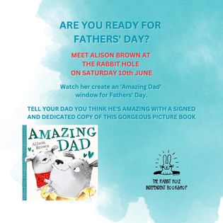 Therabbits21's tweet image. Looking forward to welcoming the lovely @aliscribble to The Rabbit Hole this Saturday when she will be creating an #AmazingDad window at the shop. Join us all for an amazing day in Brigg this Saturday.
