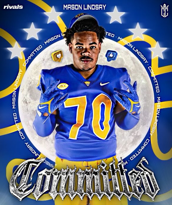 RivalsHS's tweet image. 🚨 Commitment Alert 🚨 

Three ⭐️ OT Mason Lindsay commits to the Pittsburgh Panthers 

Lindsey selected Pittsburgh over Maryland, West Virginia &amp;amp; Virginia Tech