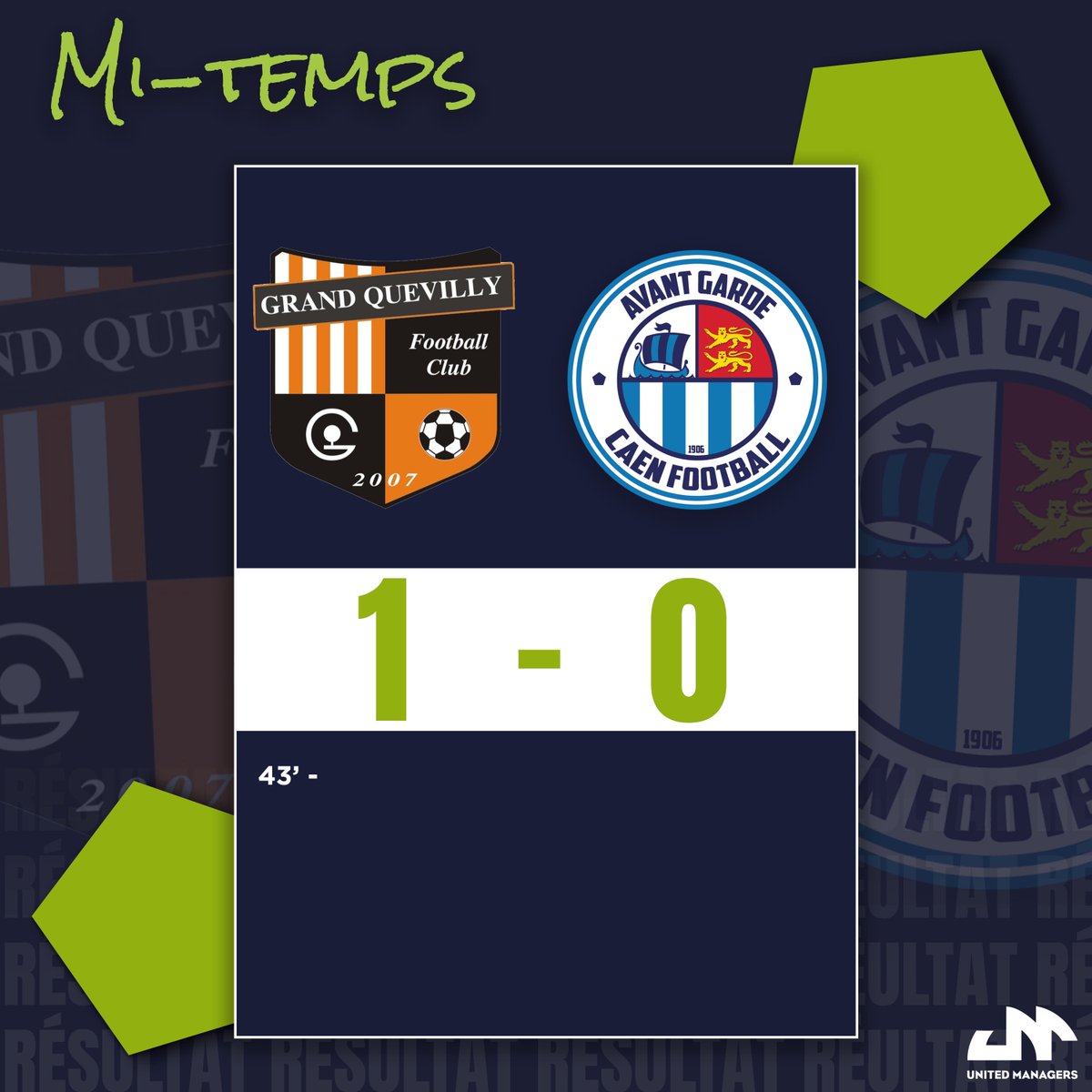 UManagers_fr's tweet photo. Mi-temps !

Les Caennais encaissent un but juste avant la pause. Il reste 45 minutes pour revenir au score et espérer poursuivre l'aventure en #CoupeDeNormandie ⚽️ https://t.co/skpE1wZ65M