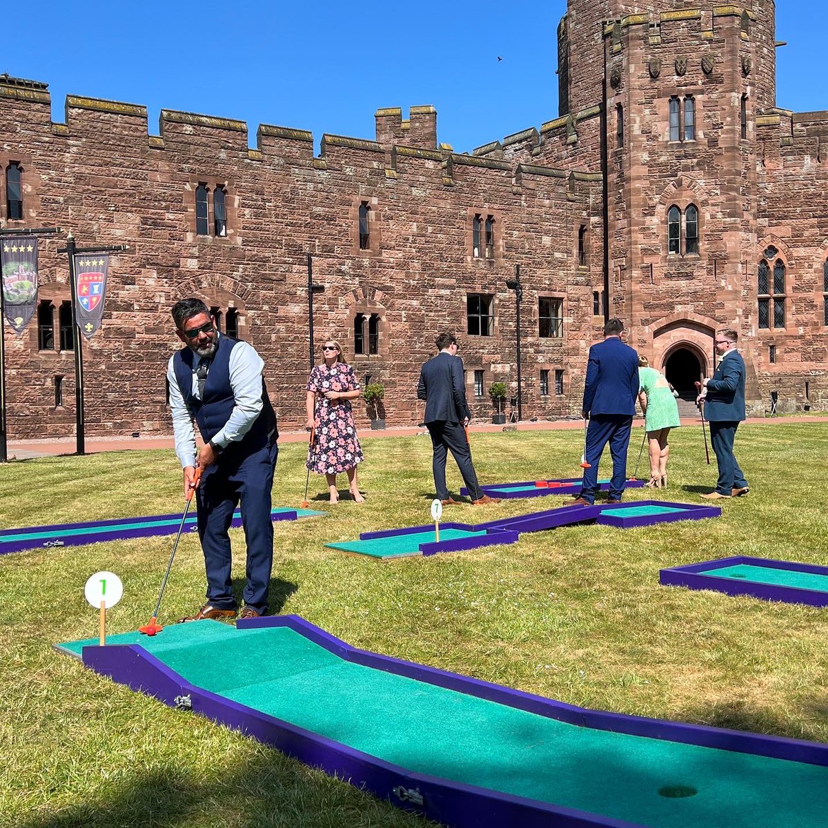 Putter Madness (@putter_madness) on Twitter photo What a remarkable day at <a href="/Peck1/">Peckforton Castle</a> for the wedding of Alex & Will on Monday ❤️⛳️☀️ congratulations! What a remarkable day at <a href="/Peck1/">Peckforton Castle</a> for the wedding of Alex & Will on Monday ❤️⛳️☀️ congratulations!