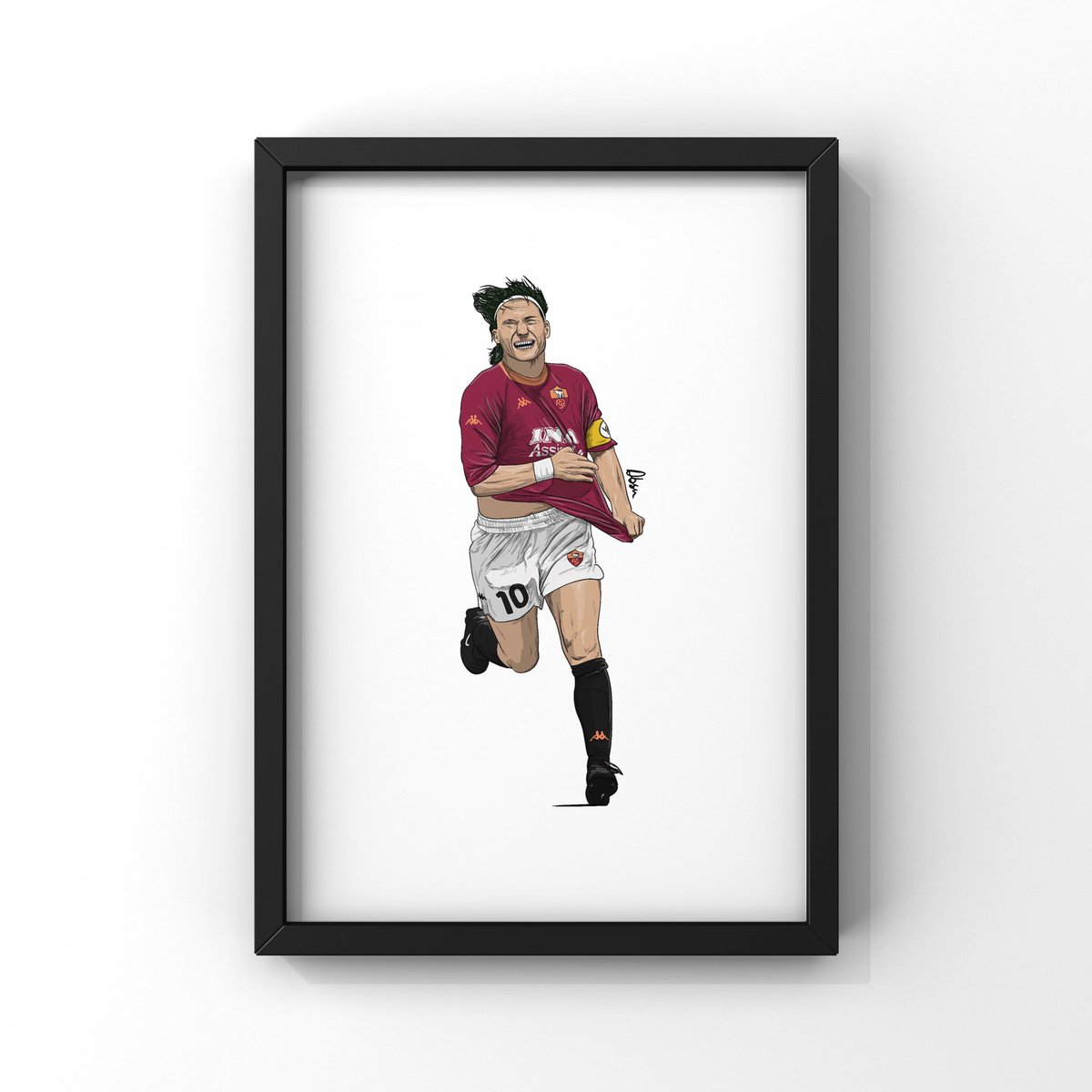 dbsnstudio's tweet photo. Football Icon.
#asroma #romafans #forzaroma #roma #totti #totti10 https://t.co/Gud7vhKnU4