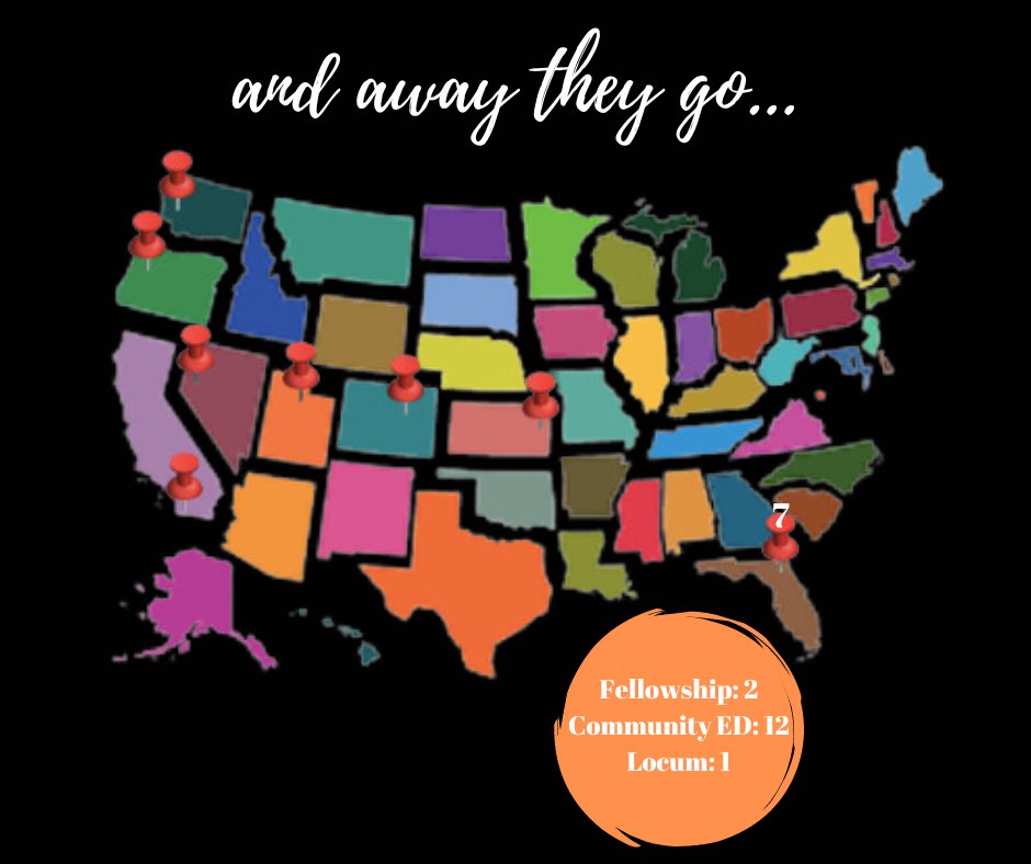 Our UFJaxEM network continues to grow across the country. Check out all the amazing places our soon to be graduates are going! 

Continue to check back for our remaining senior spotlights! 

#BestJobsinEM