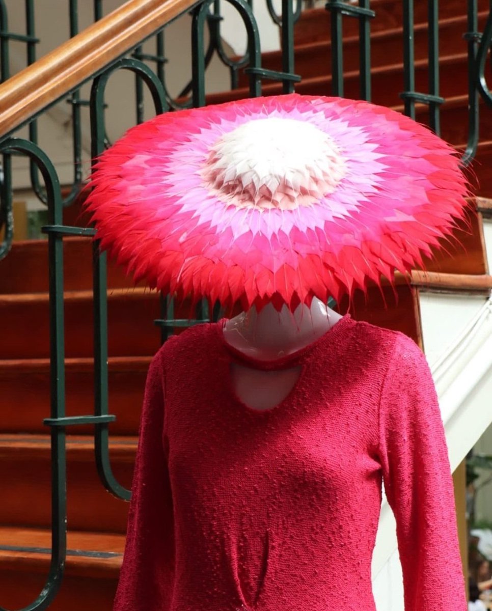 carolineknits's tweet photo. Amazing hat from @aoifeharrison teamed with my cerise poppy dress in @CuddyMarion stunning exhibition of millinery in @ShopPowerscourt 💗
Not only can you wear hats to the races you can wear #knitwear too!!!!
#irishfashion #irishdesigners #ladiesday #bestdressed https://t.co/DViI9TVFDJ