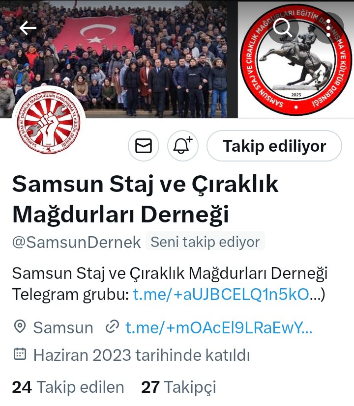 Samsun Staj ve Çıraklık Mağdurları Derneği resmen kuruldu. Hayırlı olsun. Özverili çalışmaları için dernek yönetimi ve üyelerine başarılar dileriz.  @SamsunDernek twitter adresini  takip ederek gelişmeleri takip edebilirsiniz.    
#ÇırakStajyerHakYolunda