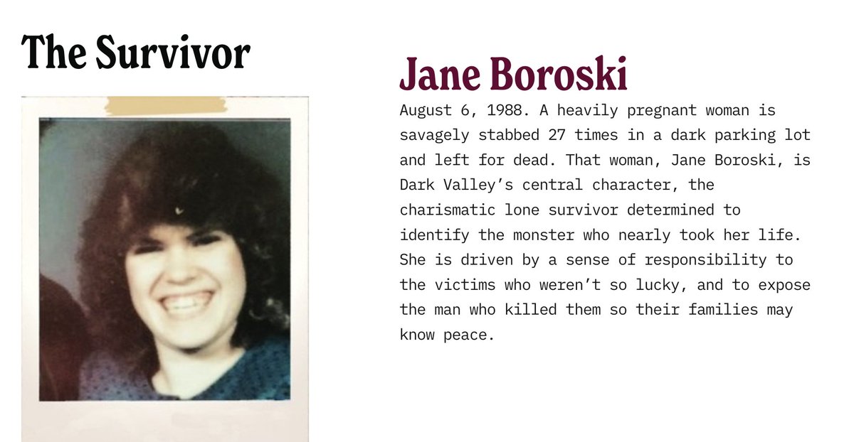 MissingCSM's tweet image. Don’t miss our recent episode with Jennifer Amell about @DarkValleyShow - the new podcast from @CrawlspaceMedia about the Connecticut River Valley murders.

Apple: podcasts.apple.com/us/podcast/392…

Spotify: open.spotify.com/episode/62oatz…

#podcast #newpodcast #darkvalley #serialkiller