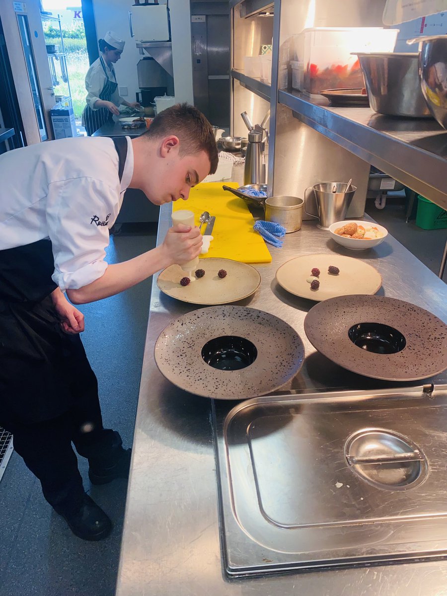 Last shift in the Nant restaurant tonight …top work by Nantgarw learners