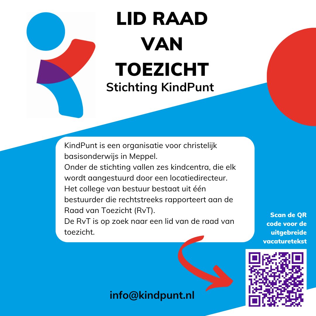 KindPunt is op zoek naar een nieuw lid voor de Raad van Toezicht