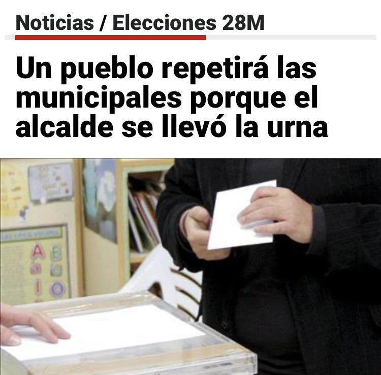 Y vuestro semana, ¿cómo va? #Elecciones2023