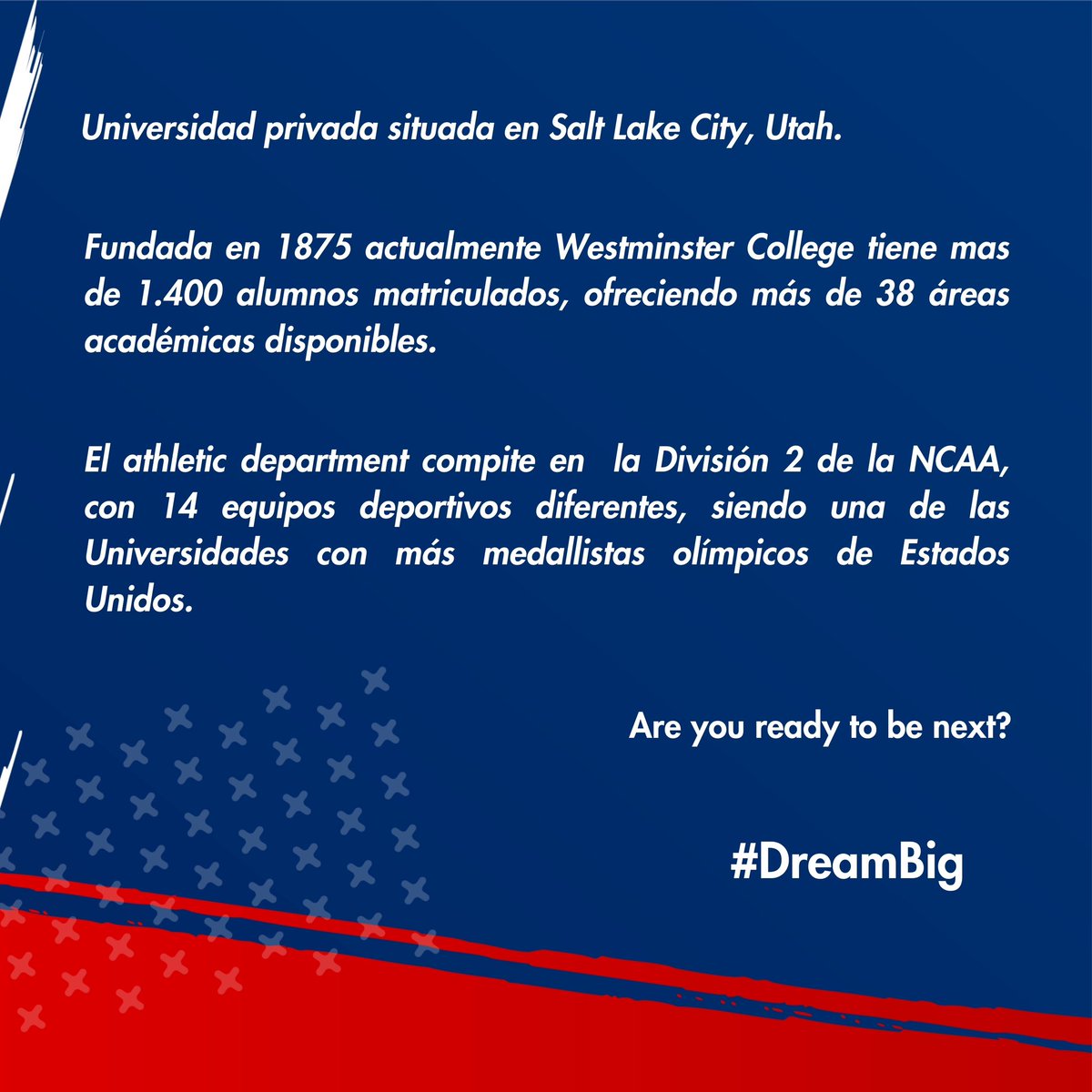 allamerican_edu's tweet photo. ✍️SIGNED✍️
¡Enhorabuena @anaabrv_ que firma su #beca de #crooscountry con @westminsterslc 🇺🇸! 

📍Westminster College está situada en Salt Lake City, una de las mejores ciudades de Estados Unidos.

Mucha suerte en esta nueva etapa Ana!
#becasusa #workhard #dreambig https://t.co/RWgNR669Ea