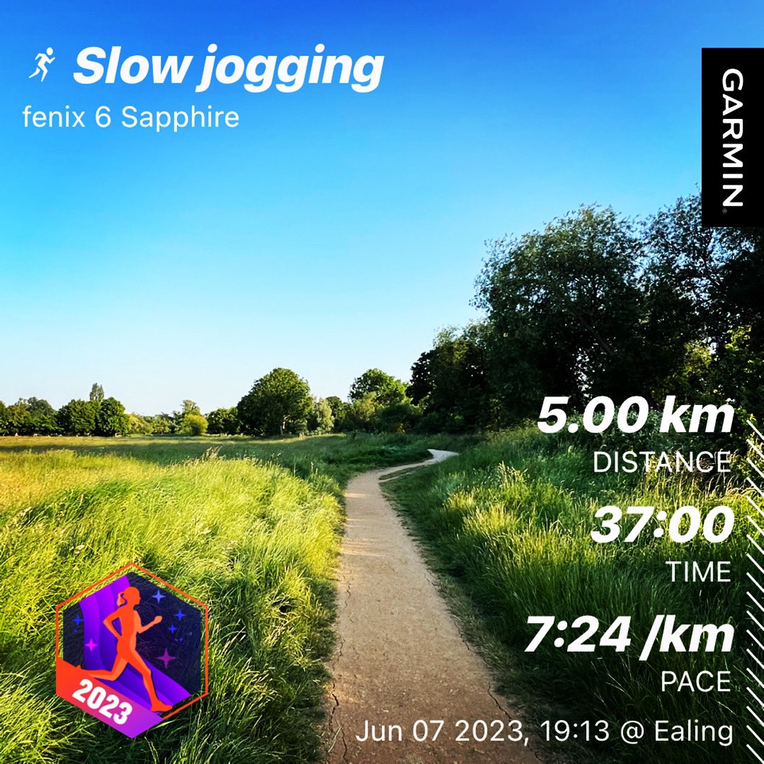 7/30 ✅
Evening slow jogging 🏃🏻‍♂️🐌
Global Running Day 💥
Stay active everyday 💪🏻
#slowherochallenge 
#slowherojune30 
#sebaslowteam
#slowheroteam
#slowjogging
#slowjog
#byhiroakitanaka 
#róbswoje 
#easyrun
#naturalrunning