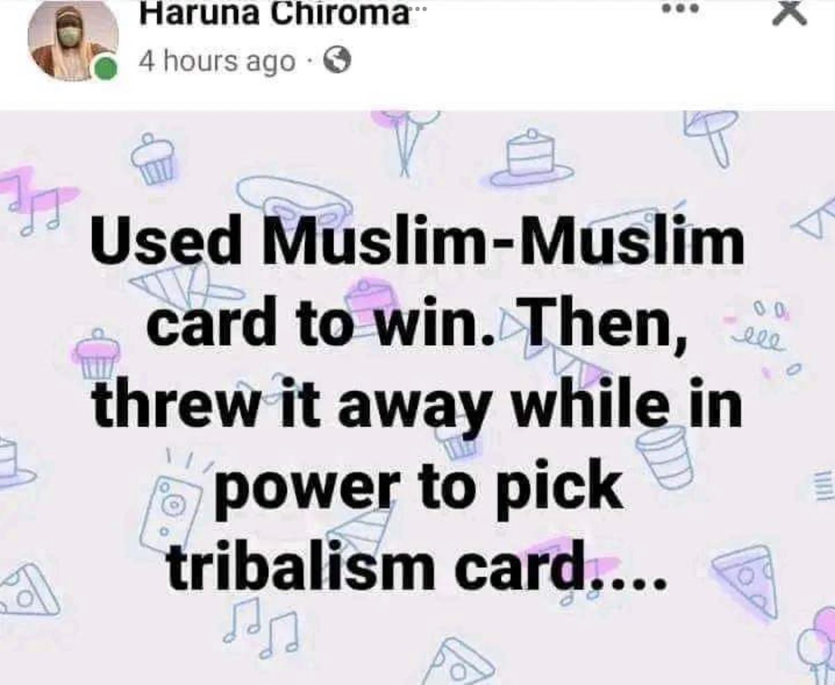 Agbado northern branch Muslims are crying. They claimed to have rigged the election for Tinubu because of Muslim-Muslim faith, but unfortunately for them, Tinubu as a Yoruba man, has picked tribalism over Muslim faith, he has thrown away the Muslim-Muslim card.

Now na morning 🤣