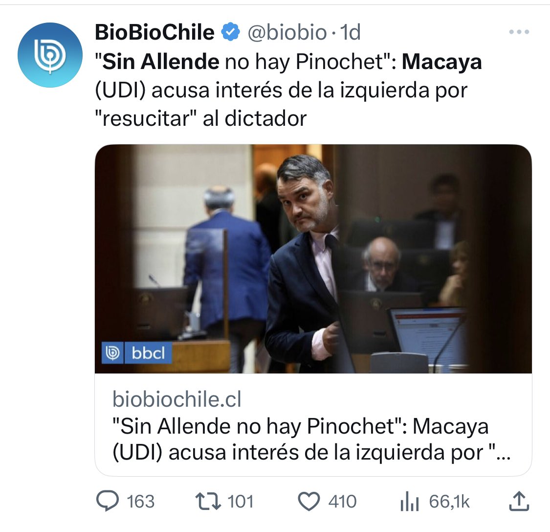 R_SaavedraM's tweet photo. Javier Macaya
“Sin Allende no hay Pinochet”

Y “Sin niños no hay violadores”, agregó https://t.co/2v8QZbJkQR