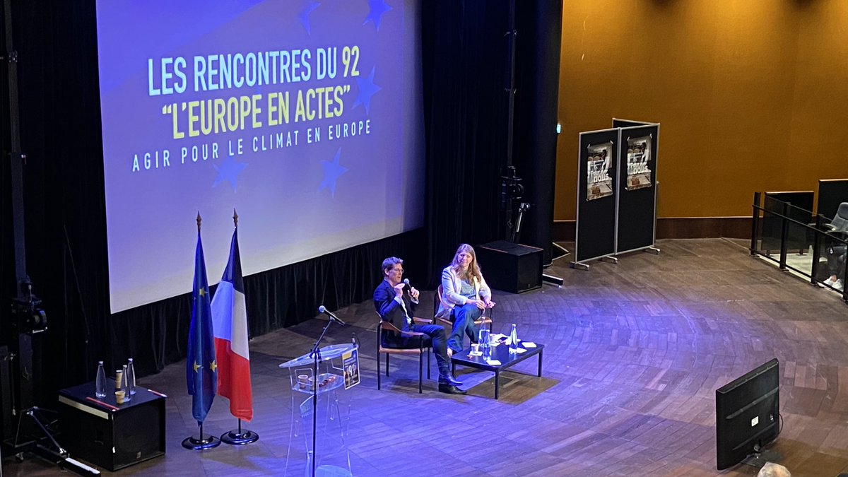 À Boulogne pour écouter @pcanfin présenter les actions de l’#UE sur le #climat : taxe carbone aux frontières, fin des véhicules thermiques, énergies renouvelables…

@BB_Renaissance @92_Renaissance