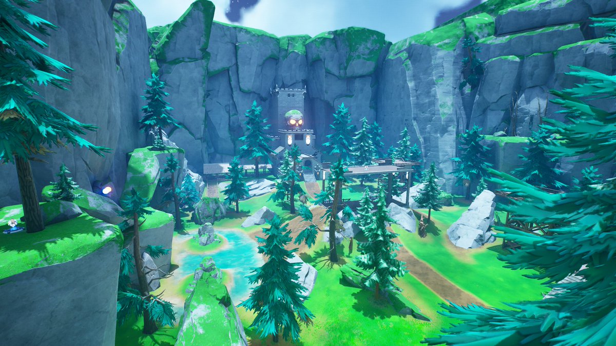 Flynnskee3D's tweet photo. Here's some more Renders of the environment I worked on for my last project!. Going to be working on a new environment very soon.  #UEFN #UE5 https://t.co/4wgyExl7uP