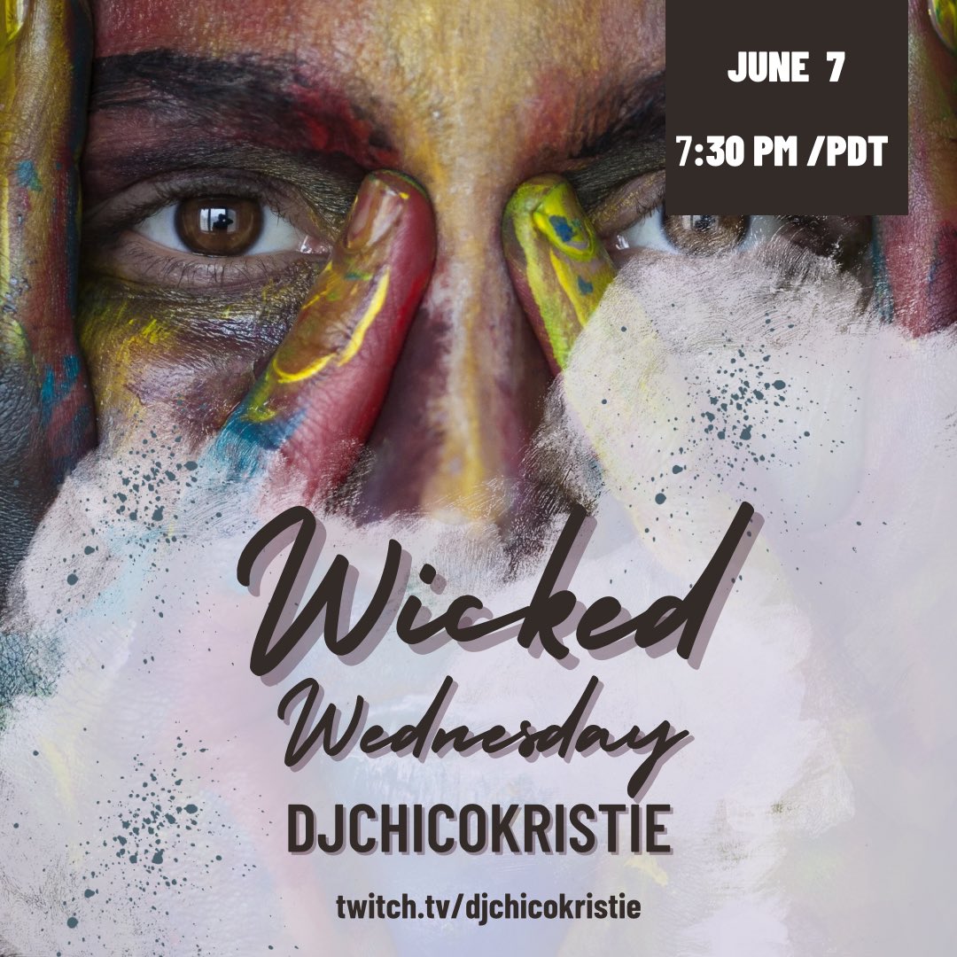 It’s Wicked Wednesday and I’m feeling a little spicy today. 😉 The party starts at 7:30 PM/PDT. Come check it out. See you there. #wednesdayvibes #wickedwednesdays #livemusic #girldj #twitchstreamer #twitch #goodvibes #partytime #partyvibes #goodtimes