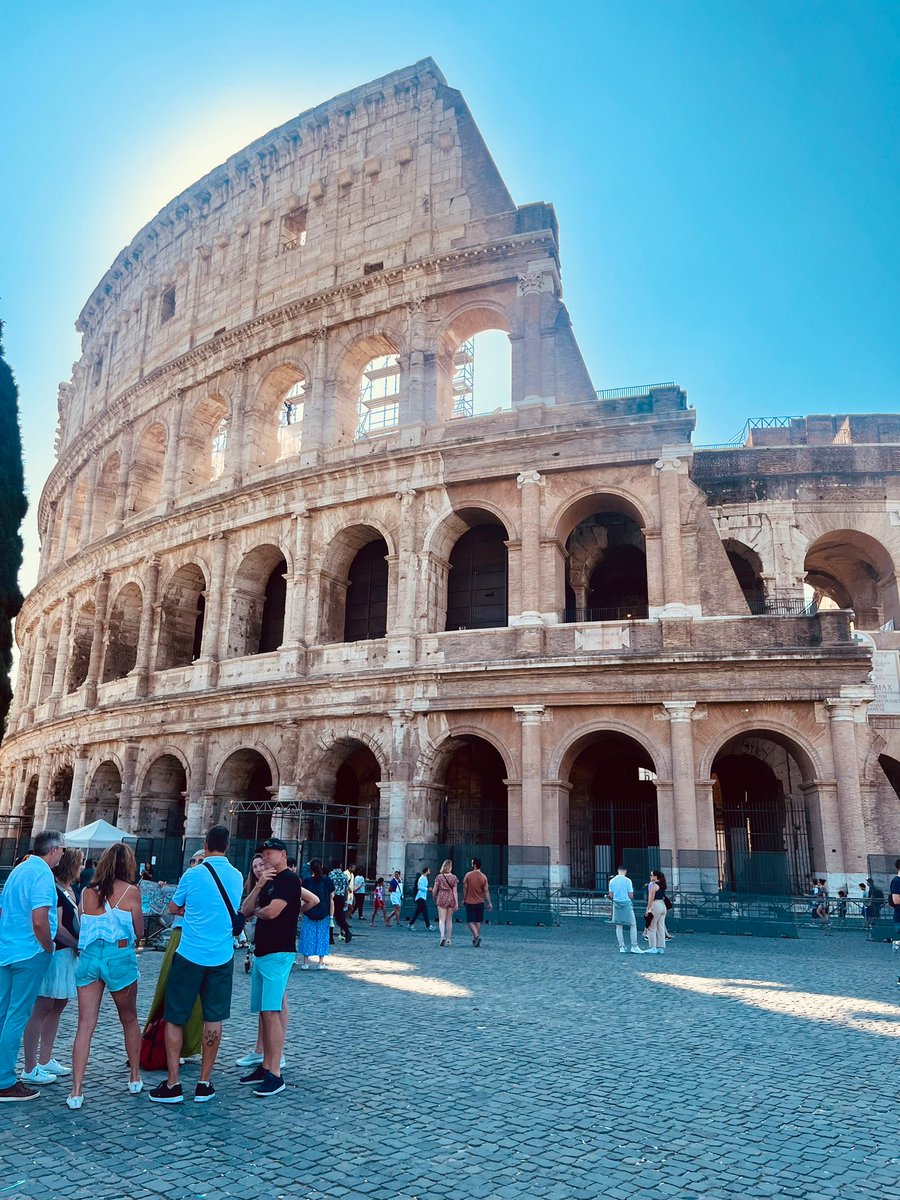 I walked into the Colosseum and completely fanned out. Seeing the rich history of Rome has blown me away.