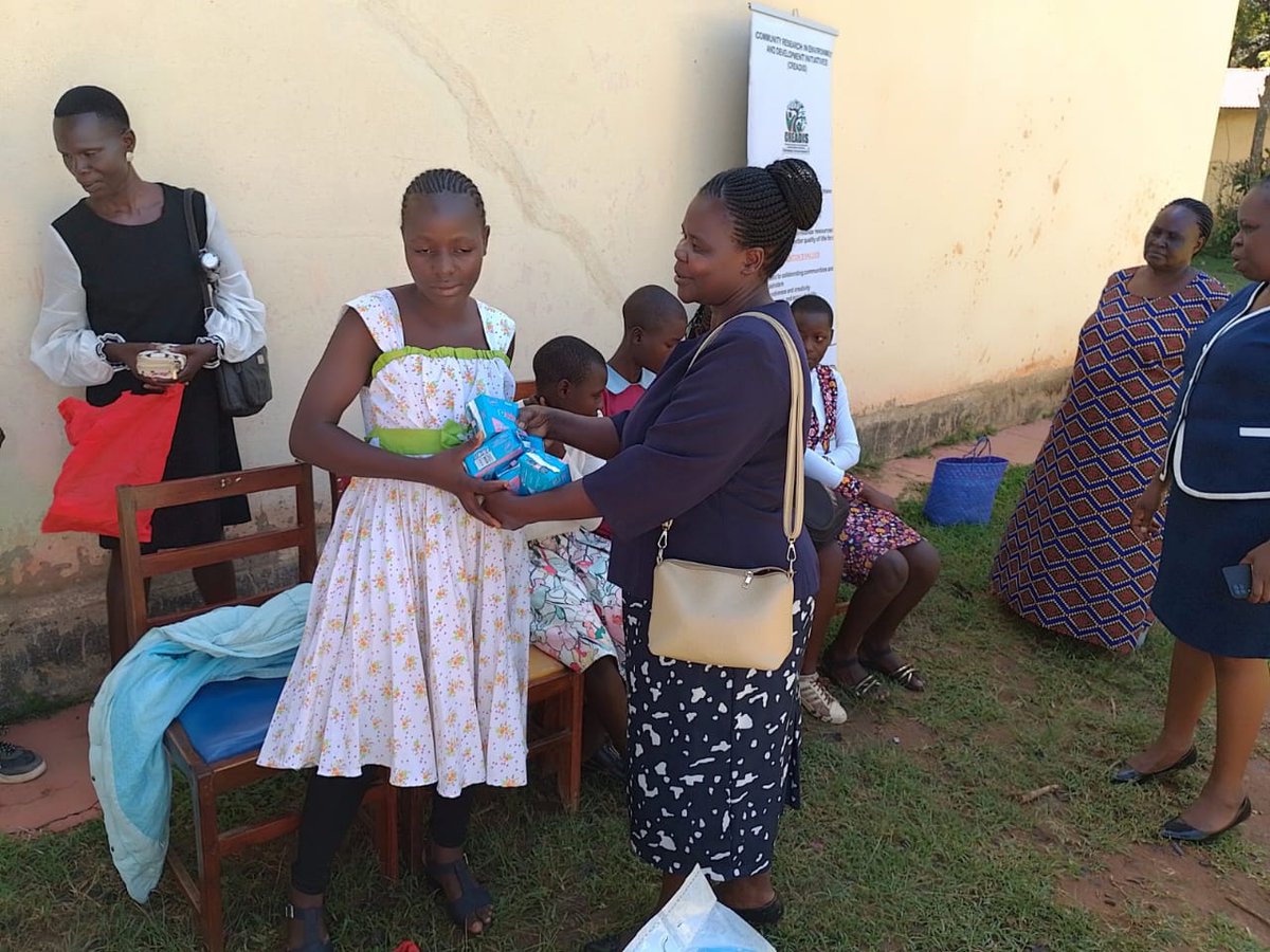 CREADIS through a private sector stakeholders partnership received Sanitary towels support from <a href="/iProcureltd/">iProcure LTD</a>  to be distributed to vulnerable girls enrolled in our OVC Program. In attendance were Beneficiaries, CHVs, and Senior Assistant County Commissioner Madam Christine Wafula