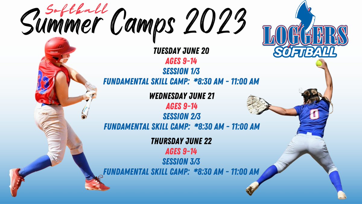 Sign up today! 🏐⚽️🥎
It's not too late to sign up for Logger Athletic Summer Camps! Info below on Volleyball, Soccer &amp; Softball Clinics⬇️Sign Up Here!
lincolnlandloggers.com/registrations/…