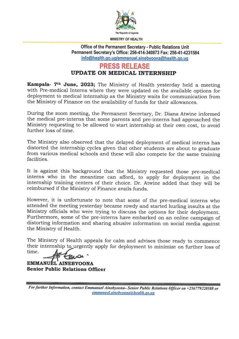 DSaadick's tweet photo. @AnitahAmong Kindly follow through and have all  interns deployed  and paid.. An angry and hungry intern is a danger to the common Ugandan....Please  handle common issues affecting  common people. That is only immortal legacy u will live behind when u are gone .. https://t.co/qXFeYPPbra