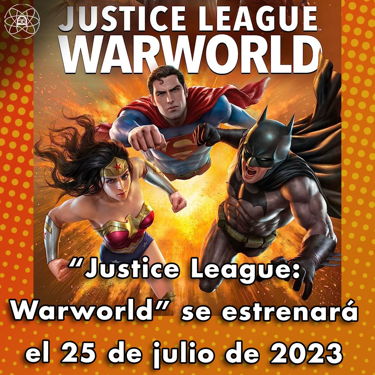Atomico36's tweet image. Warner Bros. Animation ha lanzado el tráiler oficial de la próxima película del Universo Animado de DC, “Justice League: Warworld” #dc #dcanimation #justiceleague #justiceleaguewarworld