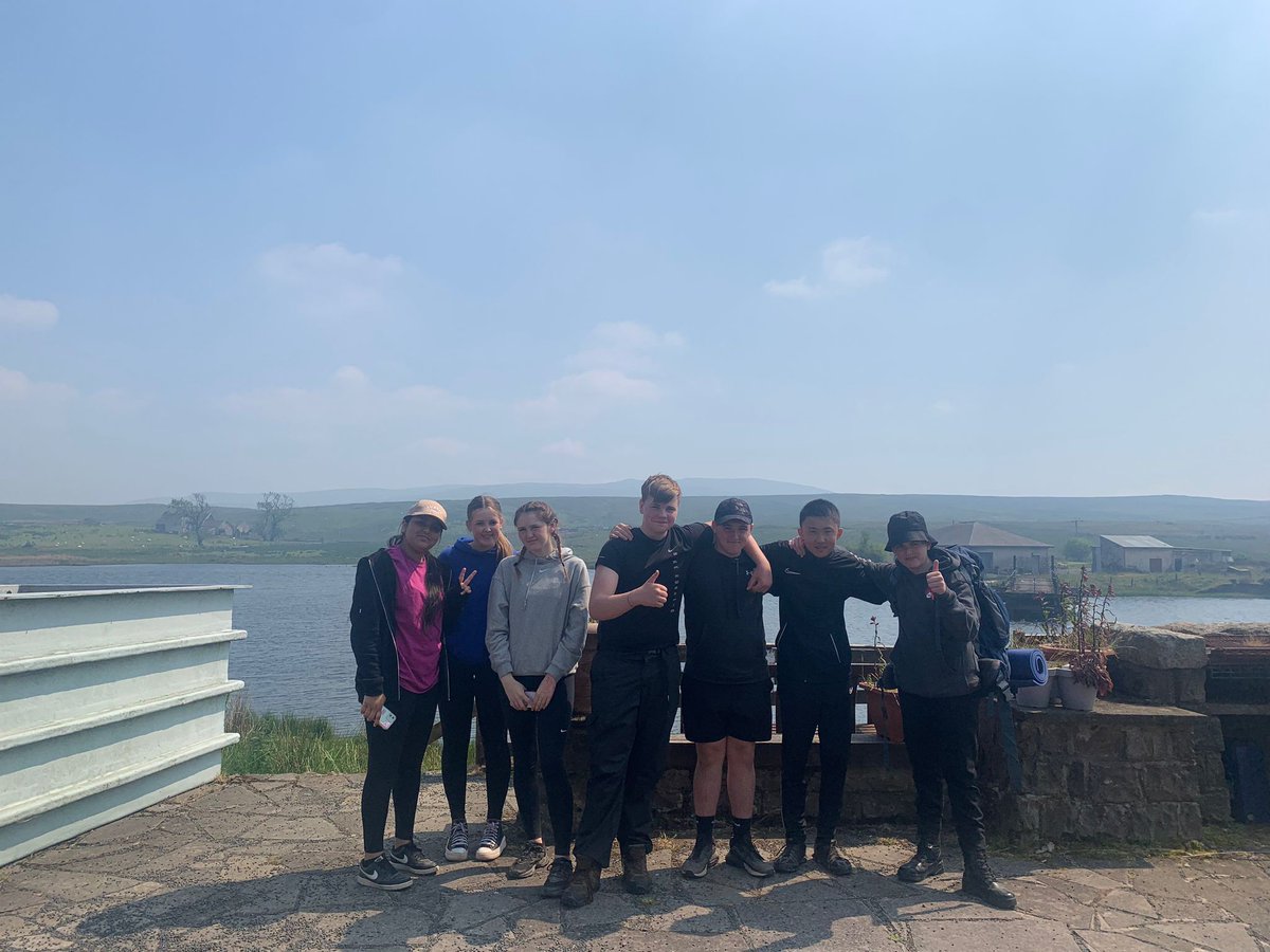Some of our pupils out on their DofE Bronze exped today - cracking weather again! 🏕🌞