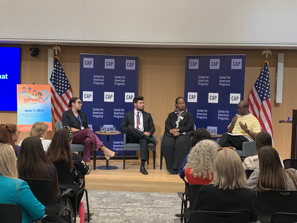 Azul (@azuldotorg) on Twitter photo 2nd panel at #Upwell2023 focuses on equitable ocean policy that recognizes the history of inequity.
Powerful words from Helen Smith <a href="/CreationJustice/">Creation Justice</a>, Carlos Ochoa <a href="/ncelenviro/">National Caucus of Environmental Legislators</a>, @CPichonBattle <a href="/TaprootEarth/">Taproot Earth</a>; moderated by <a href="/quise7/">Marquise Stillwell</a>, <a href="/UrbanOceanLab/">Urban Ocean Lab</a> 2nd panel at #Upwell2023 focuses on equitable ocean policy that recognizes the history of inequity.
Powerful words from Helen Smith <a href="/CreationJustice/">Creation Justice</a>, Carlos Ochoa <a href="/ncelenviro/">National Caucus of Environmental Legislators</a>, @CPichonBattle <a href="/TaprootEarth/">Taproot Earth</a>; moderated by <a href="/quise7/">Marquise Stillwell</a>, <a href="/UrbanOceanLab/">Urban Ocean Lab</a>