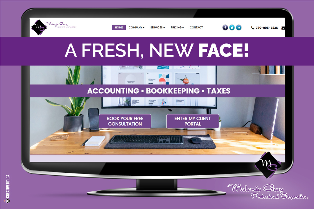 MelGesyPC's tweet photo. My new website is LIVE! 😊👍
Industrial NetMedia / Creative101 gave my old website a bright, new look. 😊
Check it out and let me know what you think. 

#LeducBusiness #LeducAccounting #LeducAccountant #LeducBookkeeping #EdmontonAccountant #LeducTaxes https://t.co/k2nW5AbBvO