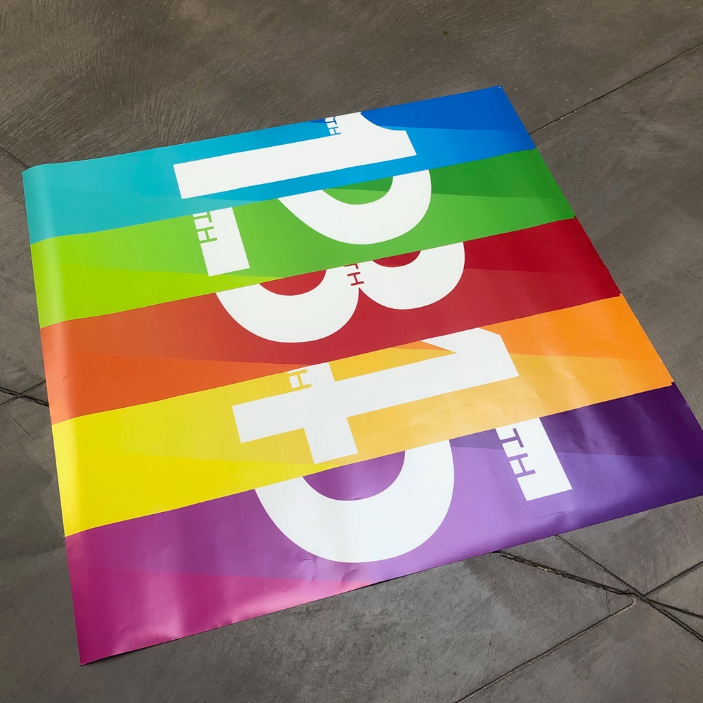 When designing graphics every detail is carefully considered - from the size of the graphics to the color scheme. Our designs perfectly capture a brand's personality and values, bringing the space to life and making it a true reflection of a brand. 😎 ⁠