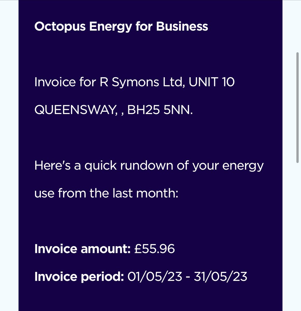 RSEV R Symons Electric Vehicles on Twitter "My electric bill at work