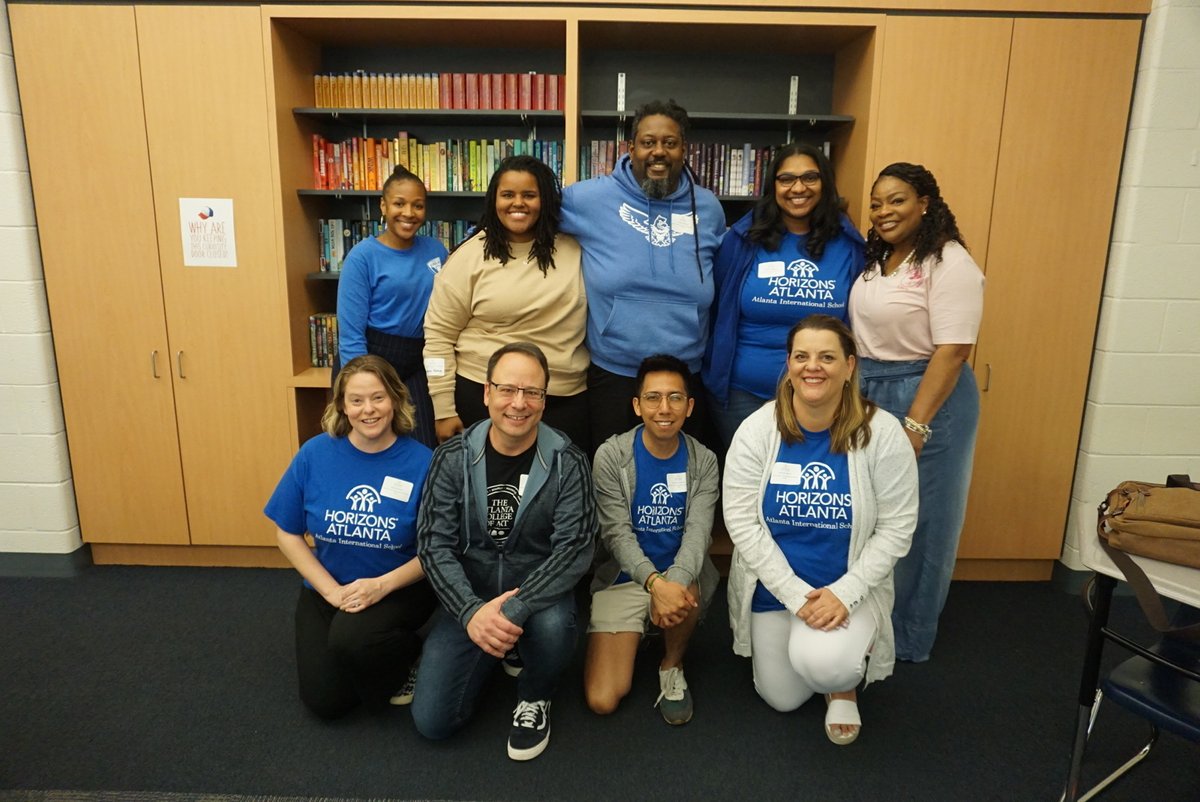 horizonsatlanta's tweet photo. @HorizonsatHIES  and @AisHorizons  just kicked off their pre-planning. We are so close to 100% of scholars participating in all 11 summer programs!

We can’t wait to see what the teachers at these sites have up their sleeves…

#ExpandingHorizons #summerlearning https://t.co/pLvbQumjFZ