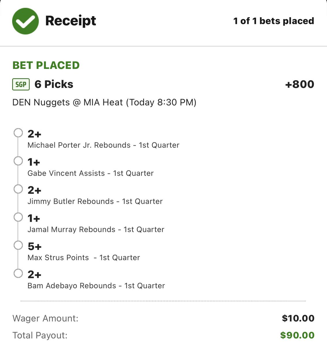 Breezy🦅 on Twitter "🔥🔥+800 1Q Parlay for Game 3!!🔥🔥 💥MPJ 2+ reb 🧪11
