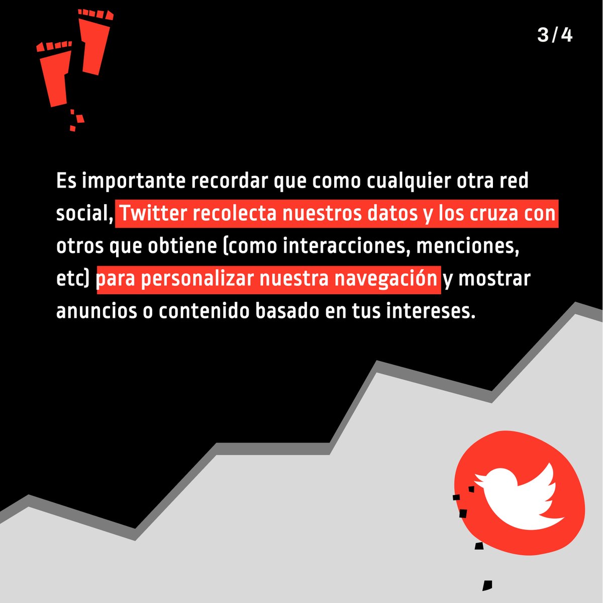 socialtic's tweet photo. ¿Con quién comparte nuestros datos #Twitter?
En la nueva investigación de #Datávoros, analizamos la política de #privacidad de esta red social, los #rastreadores que contiene y el trato que se le da a nuestra información al abrir una cuenta.
👁👁👇
https://t.co/vu8zzjFaUW https://t.co/inegN2LmOH