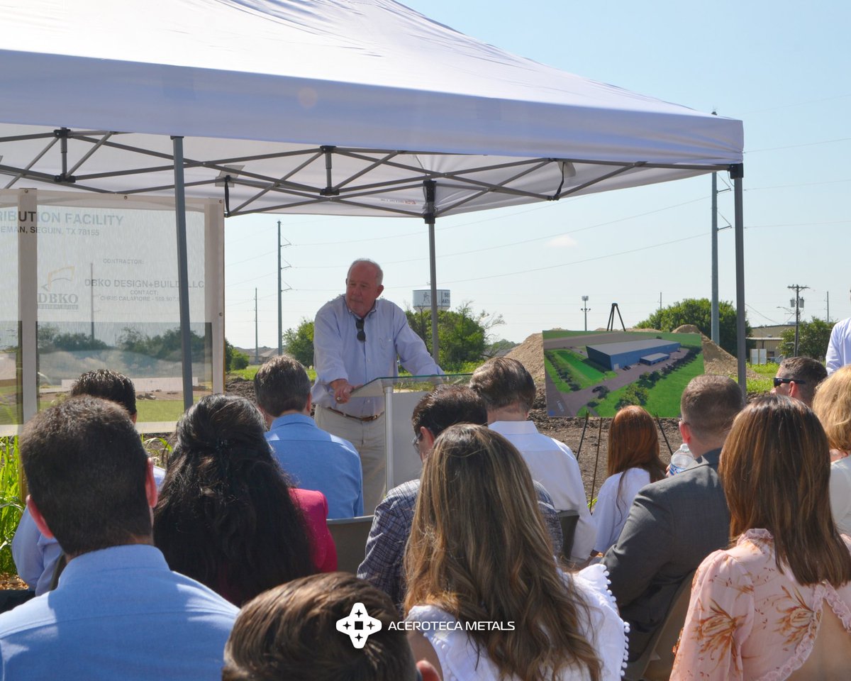 AcerotecaMetals's tweet photo. Paving the Way for Innovation: Join us as we mark the beginning of Aceroteca Metals' remarkable journey in Seguin, Texas! 🏗️
•
📷 credit: Jennifer Sourdellia/City of Seguin 
•
https://t.co/arUXg9sEIn
#steel #acmetals https://t.co/OgngdtenFp