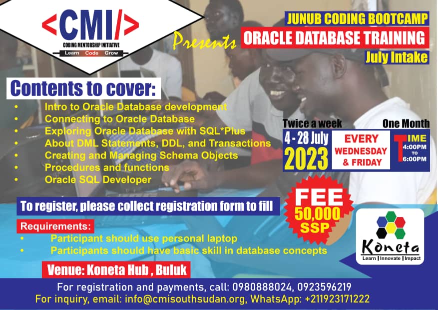 coding_program's tweet photo. An opportunity to enhance your database skill. Enroll through this link https://t.co/ndwbCJIw84 
#SSOT https://t.co/lQbmaeaeaD